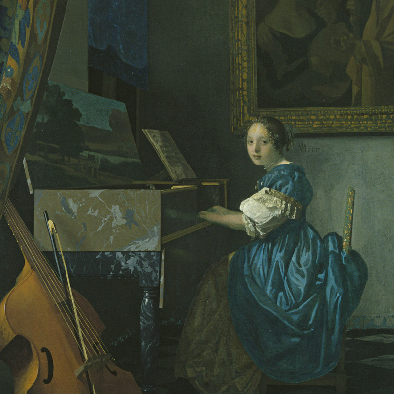 NOTIQUE Poznámkový kalendár Johannes Vermeer 2026, 30 x 30 cm 5