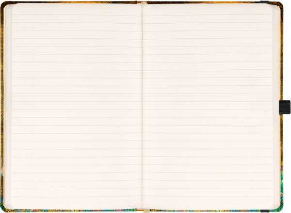 NOTIQUE Notes Gustav Klimt, linajkovaný, 13 x 21 cm 1