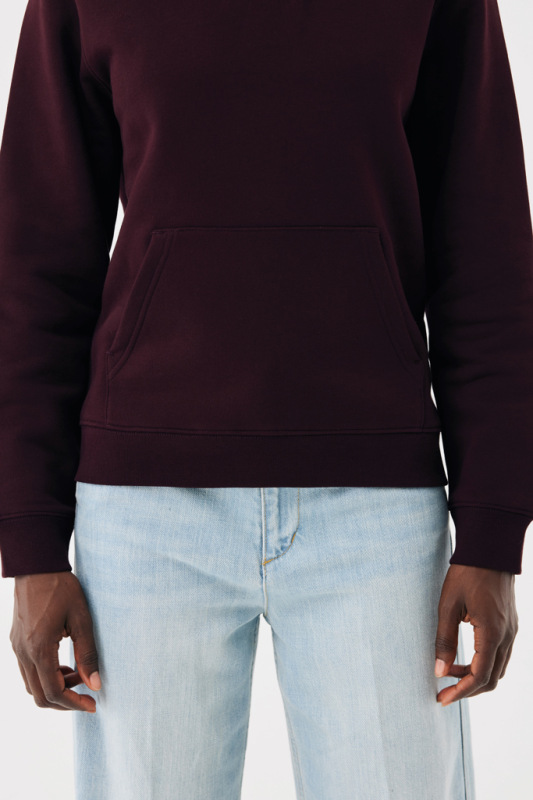 IQONIQ Joshua Unisex mikina s kapucňou z rec. bavlny merlot XS 9