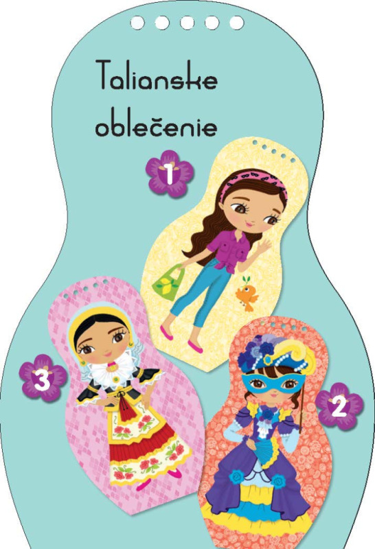 Obliekame talianske bábiky SOFIA – Maľovanky 1