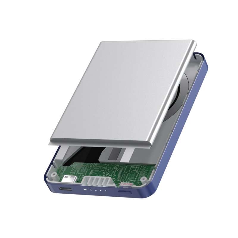 Urban Vitamin Marin 5000 mAh magnet. 15 W bezd. powerbanka modrá 9