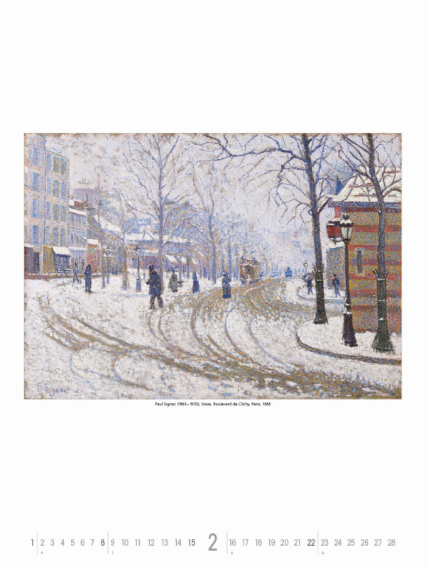 Nástenný kalendár Impressionists 2026 3