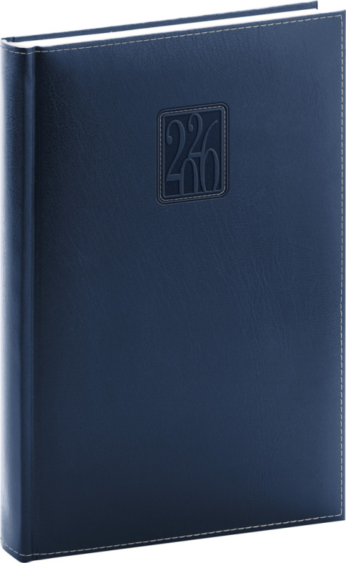 NOTIQUE Denný diár Panama 2026, tmavomodrý, 15 x 21 cm