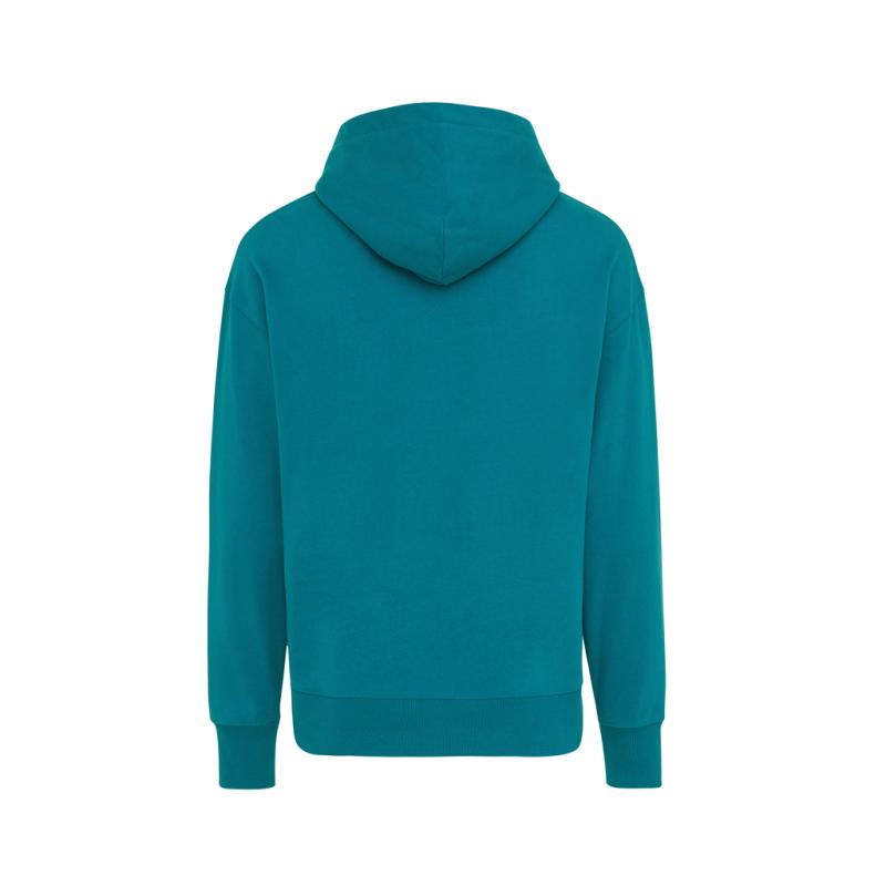 Mikina s kapucňou Iqoniq Yoho relaxed fit z recykl. bavlny verdigris XXXL 2