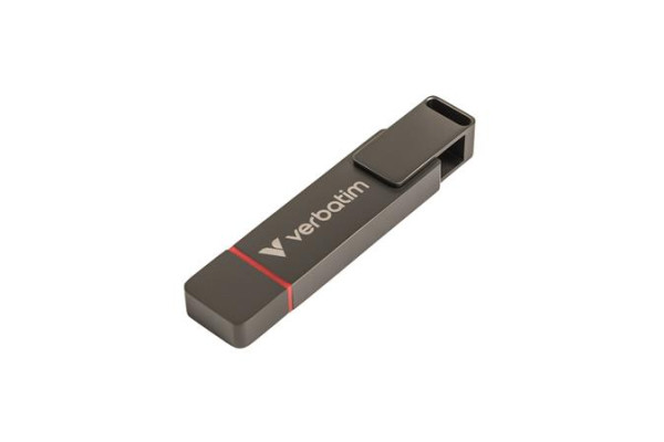 USB kľúč, 128GB, USB-A/C 3.2 Gen1, VERBATIM "Dual QuickStick", čierny 3