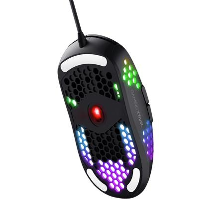 Myš, drôtová, optická, gaming, LED, TRUST "GXT960 Graphin", čierna 2