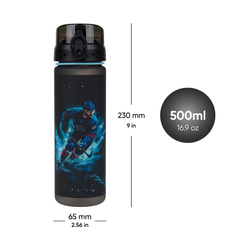 BAAGL Tritanová fľaša na nápoje Hokej, 500 ml 6