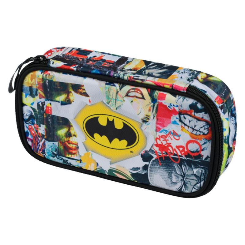 BAAGL SET 3 Skate Batman Komiks: batoh, peračník, vrecko