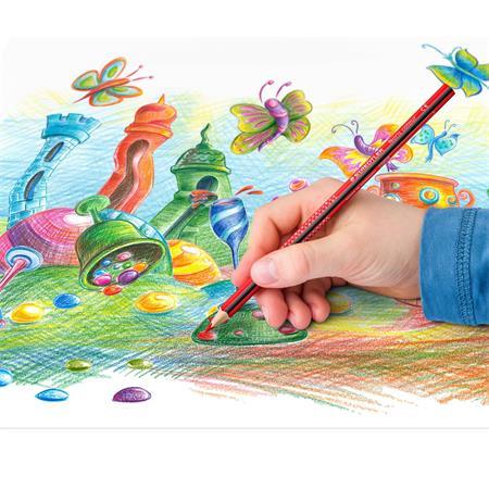 Farebné ceruzky, trojhranné, STAEDTLER "Noris Colour", 24 farieb