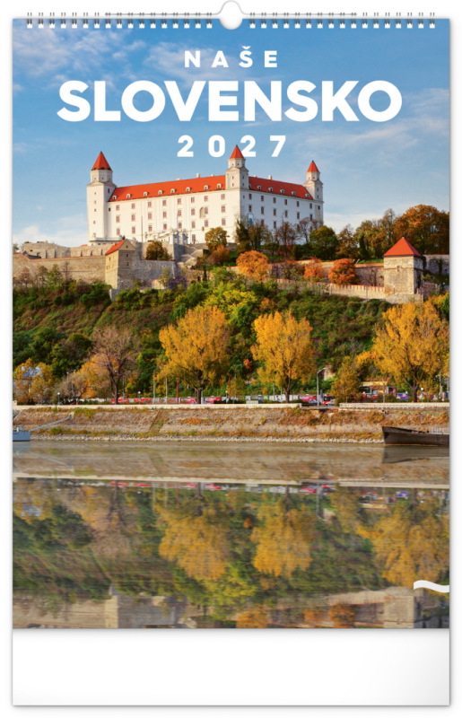NOTIQUE Nástenný kalendár Naše Slovensko 2027, 33 x 46 cm