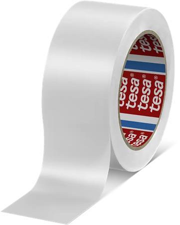 Vyznačovacia PVC páska, 50 mm x 33 m, TESA "Professional", biela