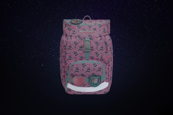 BAAGL Školský batoh Airy Minecraft Panda 10