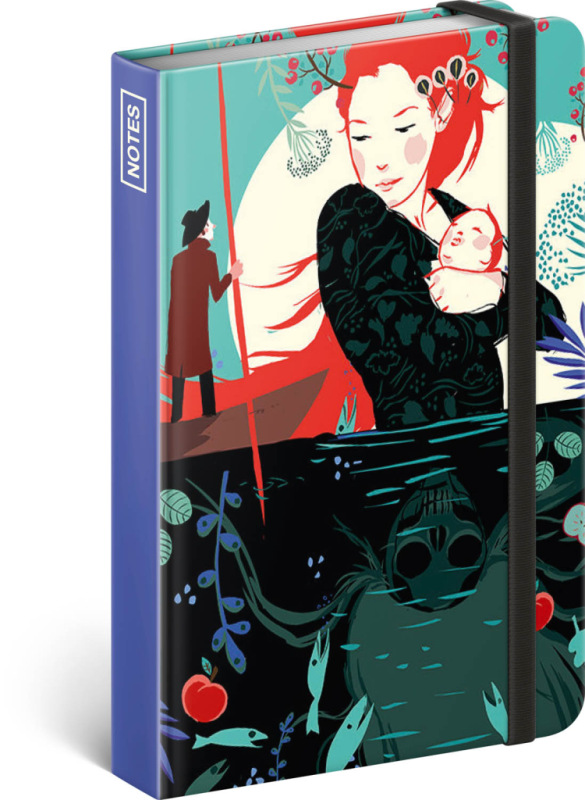 NOTIQUE Notes Kateřina Bažantová, linajkovaný, 11 x 16 cm