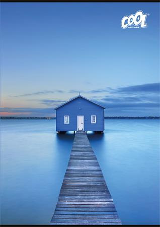 Zošit, A4, štvorčekový, 32 listov, COOL BY VICTORIA "Silent Blue", "87-32" 1