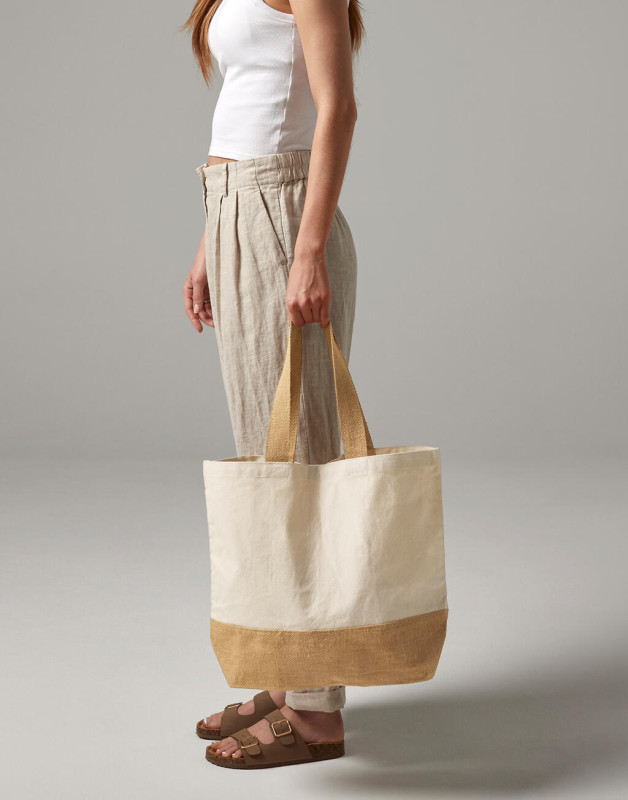 Taška Jute Base Canvas Tote 1