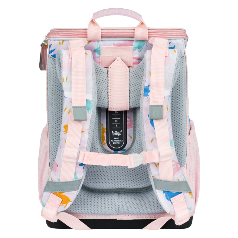 BAAGL SADA 5 Zippy Bunny: aktovka, peračník, vrecko, zástera, peňaženka 3