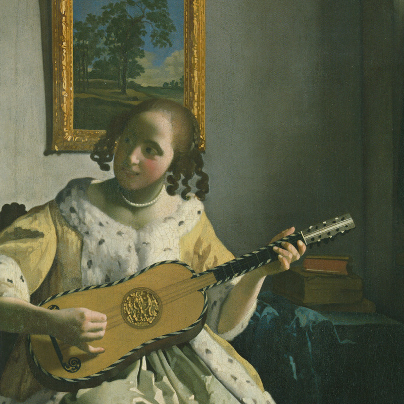 NOTIQUE Poznámkový kalendár Johannes Vermeer 2026, 30 x 30 cm 2