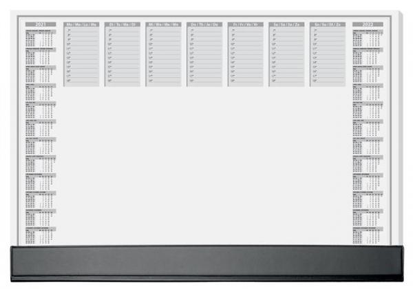 Stolová podložka, 595x410 mm, dvojročné a týždenné kalendárium, SIGEL