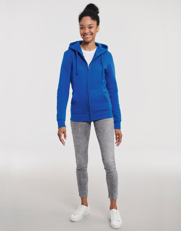 Dámska mikina s kapucňou na zips Authentic 2