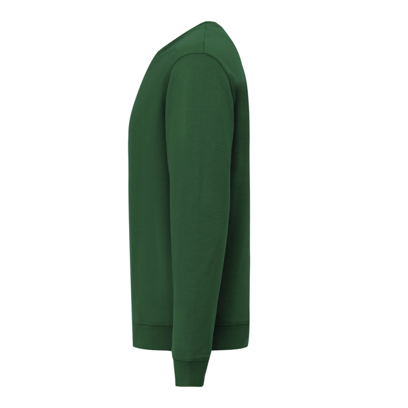 IQONIQ Toria Unisex mikina s okrúhl. výstrihom z rec. bavlny forest green XL 3