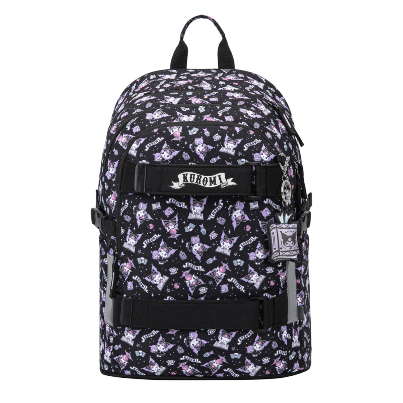 BAAGL SADA 5 Skate Kuromi Black: batoh, peračník, športová taška, ľadvinka, obal na notebo 1