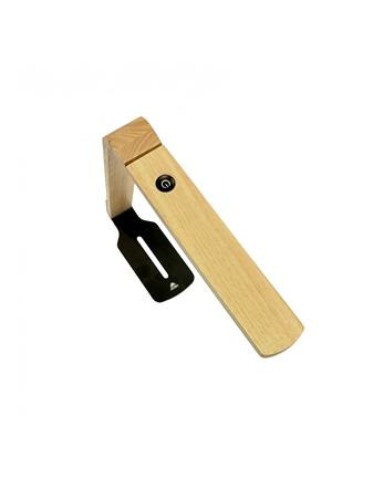 Stolová lampa, LED, 4 W, ALBA "Ledaika", prírodné drevo 5