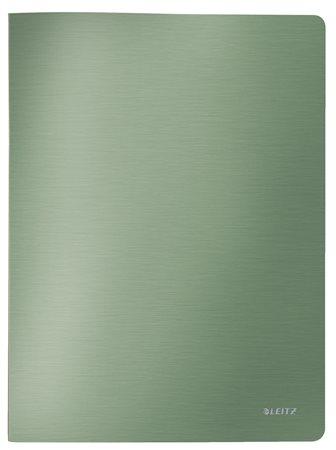 Harmoniková doska, 40 vreciek, A4, LEITZ "Style", olivovo zelená