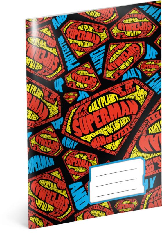 Školský zošit Superman – Shapes, A5, 40 listov, čistý
