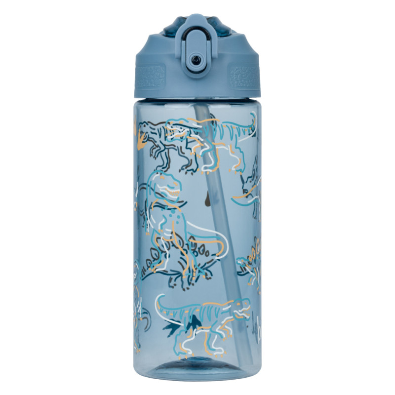 BAAGL Tritanová fľaša na nápoje so slamkou Dino, 500 ml 1