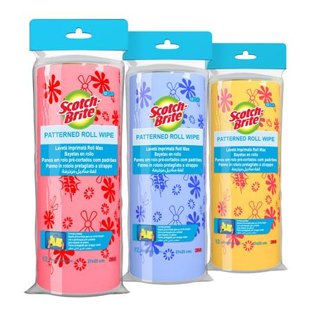 Čistiace utierky, univerzálne kuchynské, kotúč, 27 cmx3.5 m 3M "Scotch Brite"