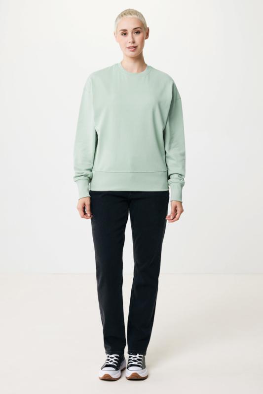 Mikina IQONIQ Kruger relaxed fit z recykl. bavlny Iceberg green XXXL 3