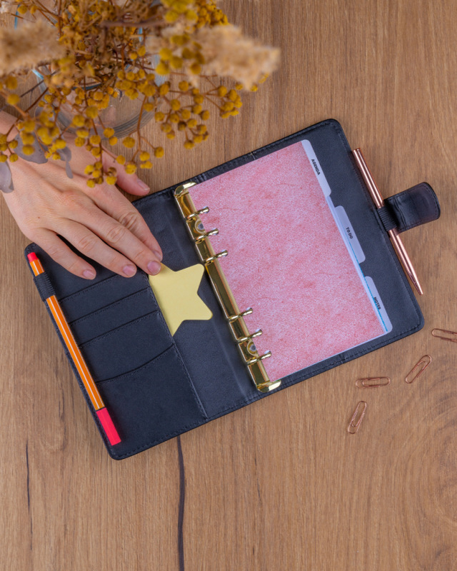 NOTIQUE Refill – Weekly Ring Bound Planner 2027, black, 12,5 x 19 cm 4