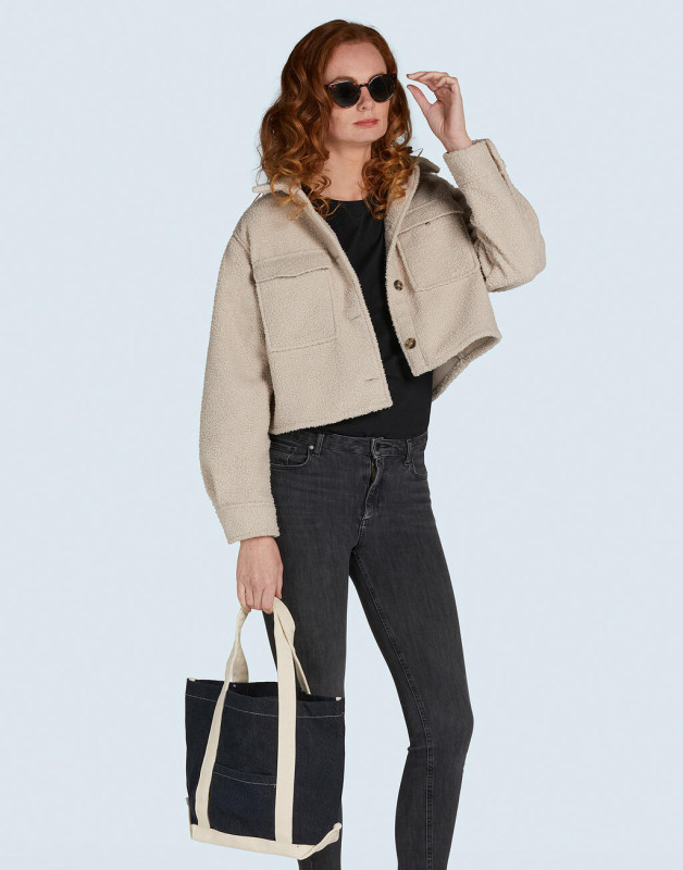Canvas Denim Shopper 1