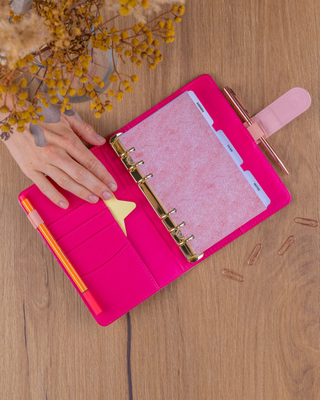 NOTIQUE Refill – Weekly Ring Bound Planner 2027, blush pink, 12,5 x 19 cm 4