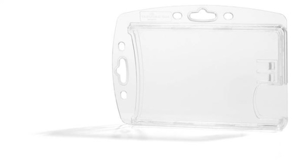 Visačka, na 1 kartu, zatvorená, DURABLE "ENCLOSED", priehľadná 1