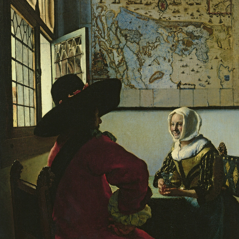 NOTIQUE Poznámkový kalendár Johannes Vermeer 2026, 30 x 30 cm 3