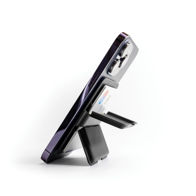 C-Secure MagSafe kartové púzdro na telefón čierna 3