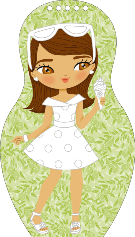 Obliekame talianske bábiky SOFIA – Maľovanky 3