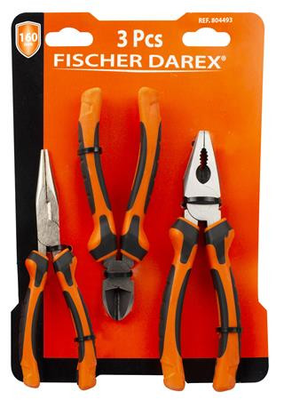 Kliešte, sada, FISCHER DAREX, 3 rôzne typy