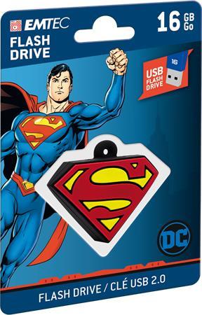 USB kľúč, 16GB, USB 2.0, EMTEC "DC Superman"