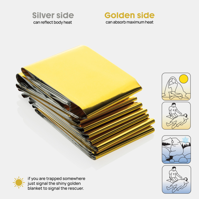 Solra núdzová fólia v puzdre z rec. RPET (RCS) čierna 5