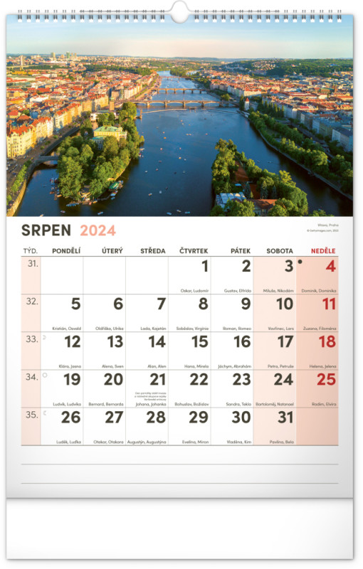 Nástenný kalendár s extra veľkým kalendáriom 2024, 33 × 46 cm 8