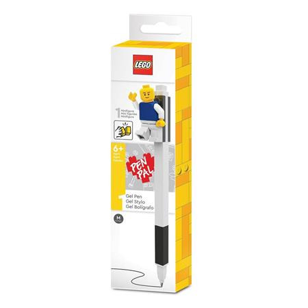 Gélové pero, 0,7 mm, s uzáverom, s mini figúrkou, LEGO, čierne 1