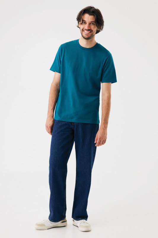 Tričko IQONIQ Brett z recykl. bavlny dark teal M 6