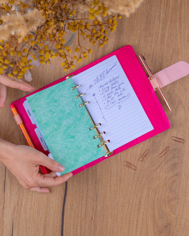 NOTIQUE Refill – Weekly Ring Bound Planner 2027, blush pink, 12,5 x 19 cm 8