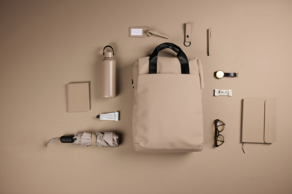 VINGA Baltimore RCS tote batoh greige 7