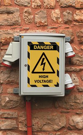 Informačný panel, A4, magnetický, DURABLE "DURAFRAME® MAGNETIC SECURITY", žltý-čierny 5