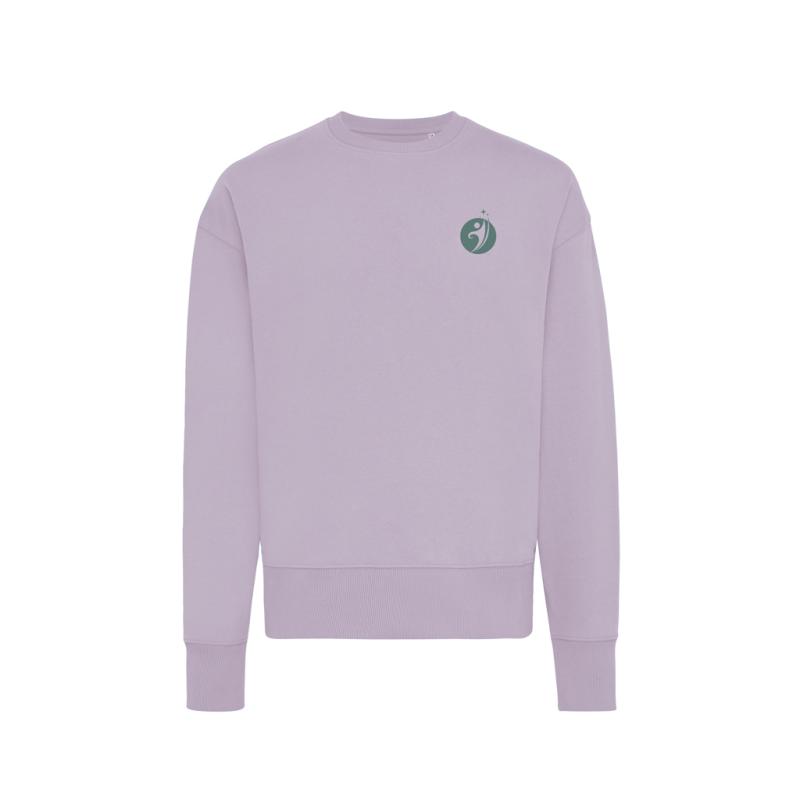 Mikina Iqoniq Kruger relaxed fit z recykl. bavlny lavender XXL 3