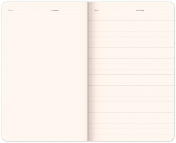 NOTIQUE Cestovateľský notes, linajkovaný, 13 x 21 cm 2