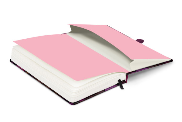 NOTIQUE Planbook diár/notes Fialové kvety 2026, 13 x 21 cm 6